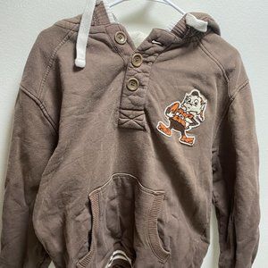 Mitchell & Ness Cleveland Browns Hoodie, Vintage Large